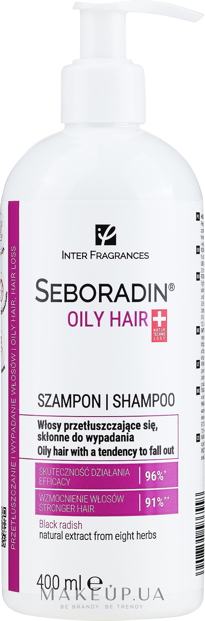 Шампунь для жирного волосся - Seboradin Oily Hair Shampoo — фото 400ml