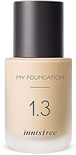 Духи, Парфюмерия, косметика Тональная основа - Innisfree My Foundation 1.3