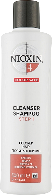 Очищающий шампунь - Nioxin Thinning Hair System 4 Cleanser Shampoo Step 1 — фото N1
