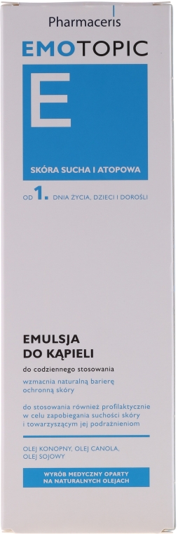 Емульсія для купання - Pharmaceris Emotopic E Emulsion — фото N1