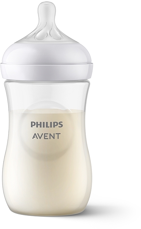 Бутылочка для кормления "Природный поток", 260 мл, 1м+ - Philips Avent Natural — фото N1