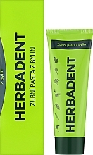 УЦЕНКА Зубная паста - Herbadent Original Herbal Toothpaste * — фото N2
