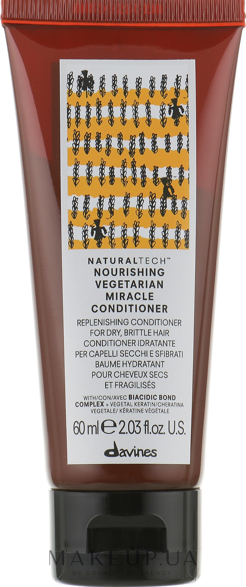 Кондиционер Вегетарианское чудо - Davines NT Nourishing Vegetarian Miracle Conditioner — фото 60ml