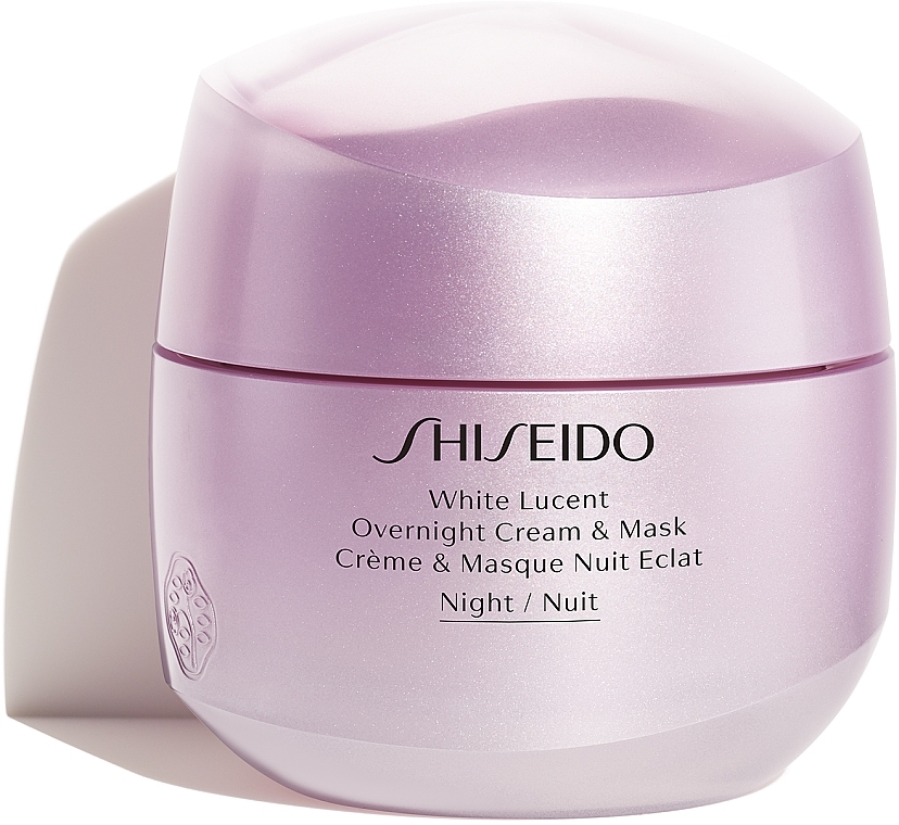 Нічний крем-маска для обличчя - Shiseido White Lucent Overnight Cream & Mask — фото N1