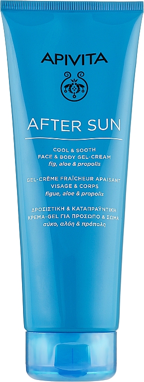 Гель-крем для обличчя й тіла після сонця - Apivita After Sun Cool & Smooth Face & Body Gel-Cream