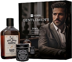 Духи, Парфюмерия, косметика Набор - HiSkin Men Gentlemen's Choice (gel/shmp/330ml + h/pomade/100ml)