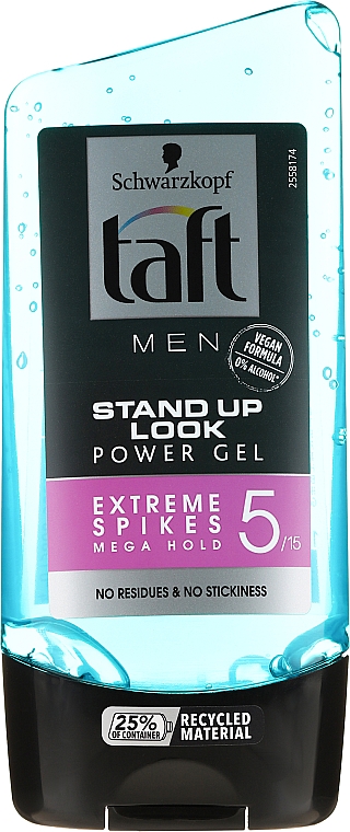 Гель для волосся  - Taft Looks Stand Up Look Power Gel Extreme Spikes — фото N3