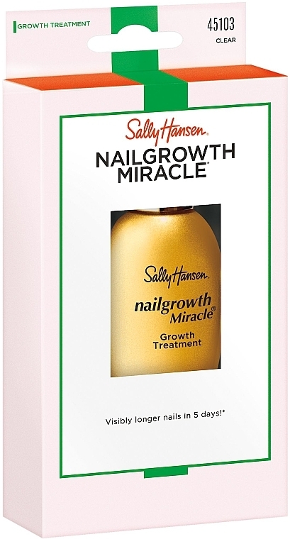 Средство для роста ногтей c протеинами - Sally Hansen Nail Growth Miracle — фото N2