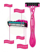 Одноразовые станки, 4 шт. - Wilkinson Sword Xtreme3 Beauty — фото N3