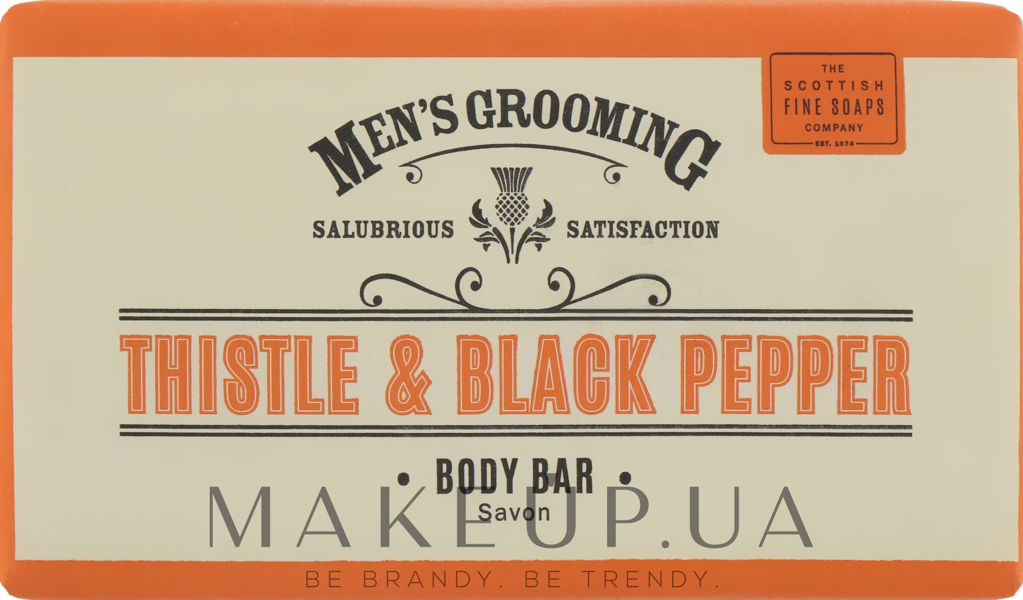 Мыло для тела - Scottish Fine Soaps Men's Thistle & Black Pepper Body Bar — фото 220g