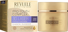 Ночной крем для лица - Revuele 3D Laser Pro-Youth Complex Night Cream — фото N2