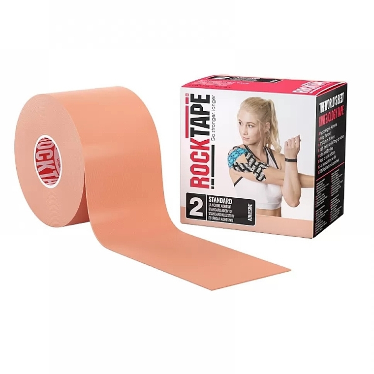 Кинезио тейп "Beige" - RockTape Kinesio Tape Standart