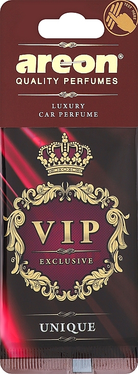 Ароматизатор воздуха - Areon VIP Unique Luxury Car Perfume — фото N1