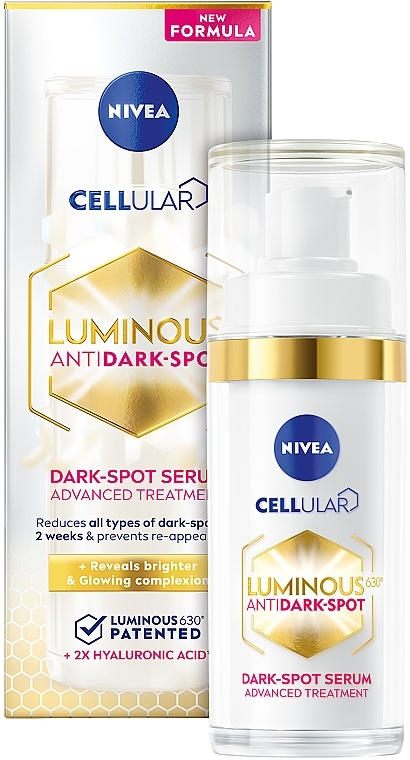 УЦЕНКА Сыворотка для лица против пигментации - NIVEA Luminous 630 Serum * — фото N1