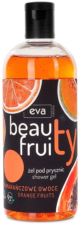 Гель для душа "Оранжевые фрукты" - Eva Natura Beauty Fruity Orange Fruits Shower Gel — фото N1