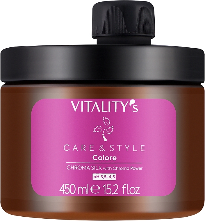 Маска для фарбованого волосся - Vitality's C&S Colore Chroma Silk Mask — фото N1