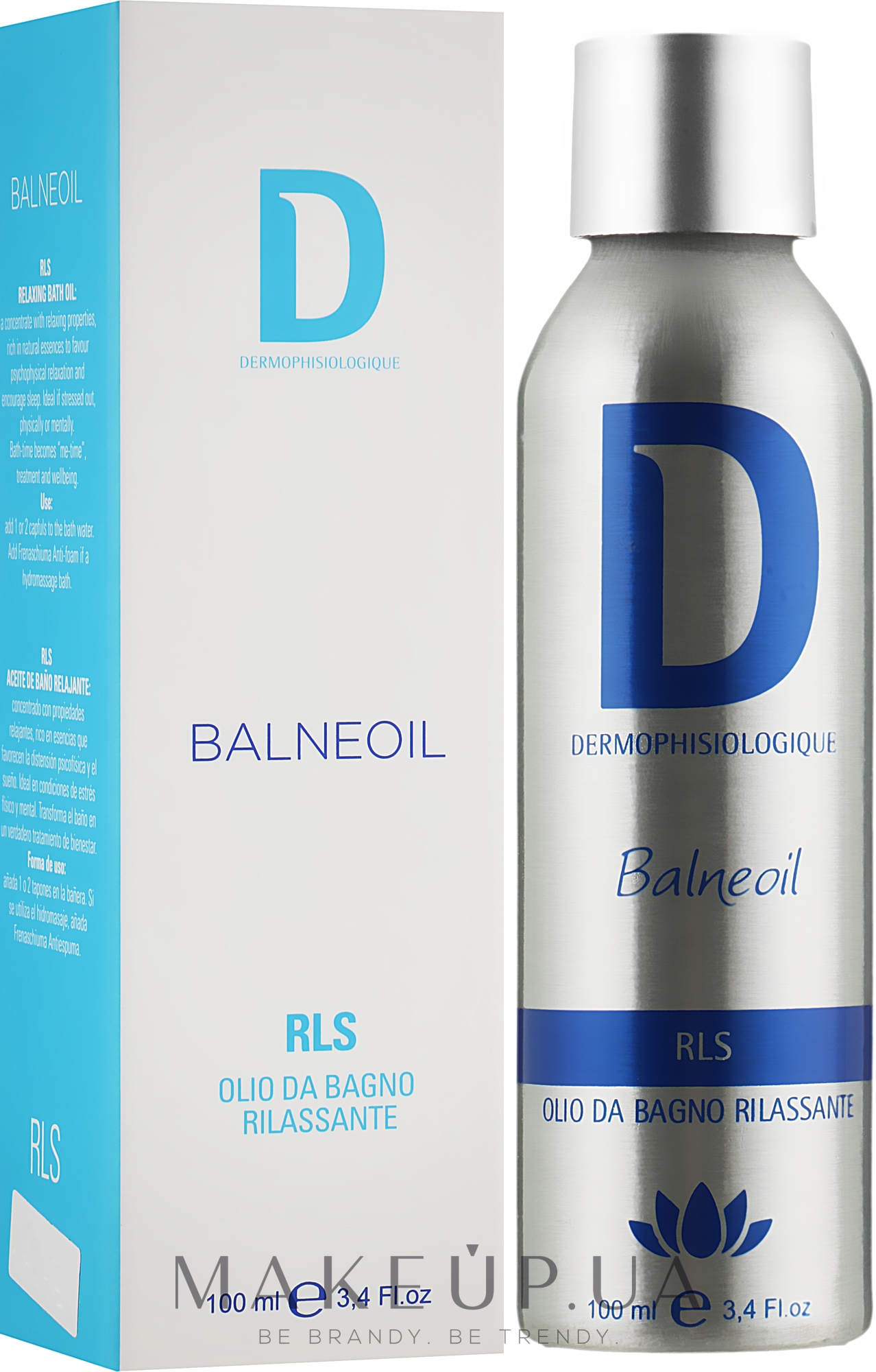 Розслаблювальна олія для ванн - Dermophisiologique Balneoil Rls — фото 100ml