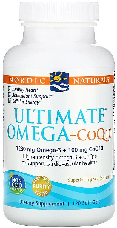 Пищевая добавка "Омега + коэнзим Q10" - Nordic Naturals Ultimate Omega + CoQ10 — фото N1