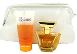 Духи, Парфюмерия, косметика Lancome Poeme - Набор (edp/50ml + b/l/100ml + bag)