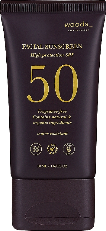 Сонцезахисний крем для обличчя з SPF50 - Woods Copenhagen Sun Face SPF50 — фото N1