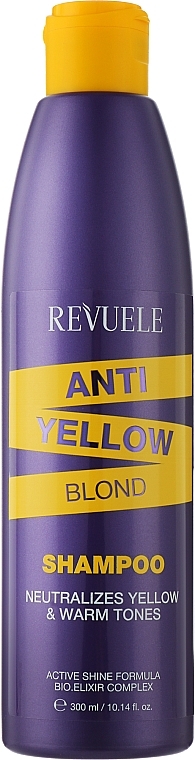 Шампунь для волосся з антижовтим ефектом - Revuele Anti Yellow Blond Shampoo — фото N1
