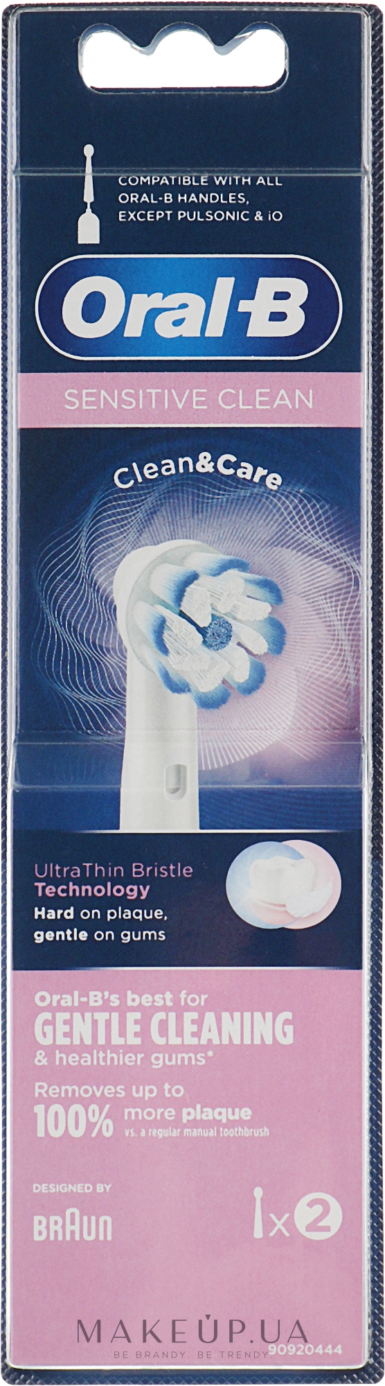 Змінні насадки для електричних зубних щіток - Oral-B Sensi UltraThin Toothbrush Heads — фото 2шт
