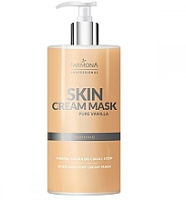 Крем-маска для тіла та ніг з ароматом ванілі - Farmona Professional Skin Cream Mask Pure Vanilla — фото N1