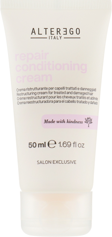 Крем-кондиционер для восстановления поврежденных волос - Alter Ego Repair Conditioning Cream (мини)