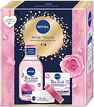 Парфумерія, косметика Набір жіночий - NIVEA Rose Touch 2024 (gel/cr/50ml + m/water/400ml)