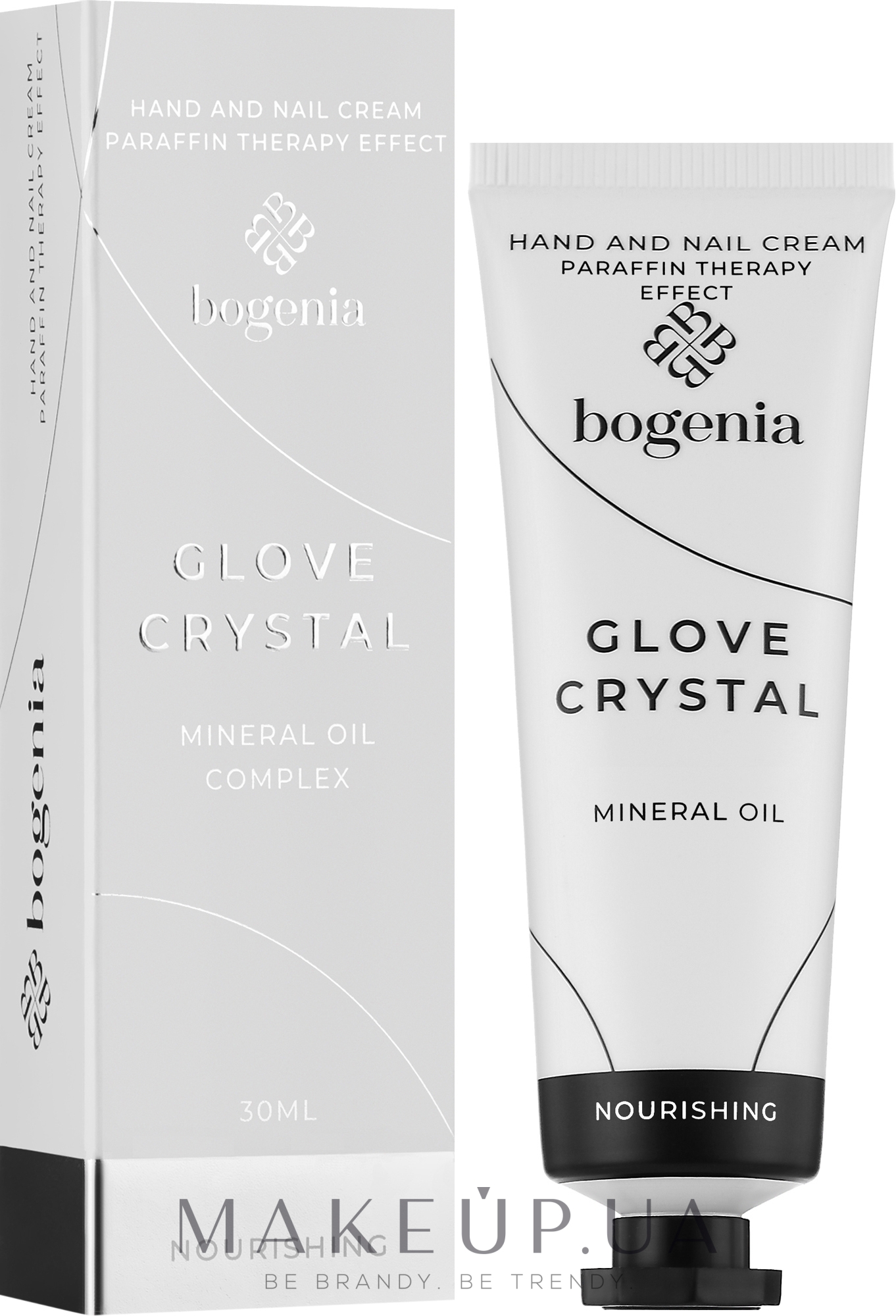 Крем для рук и ногтей питательный - Bogenia Glove Crystal Nourishing Hand And Nail Cream — фото 30ml