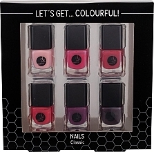 Парфумерія, косметика Набір - Cosmetic 2K Let'S Get Colourful! Classics Nail Polish (nail/laquer/6х5ml)