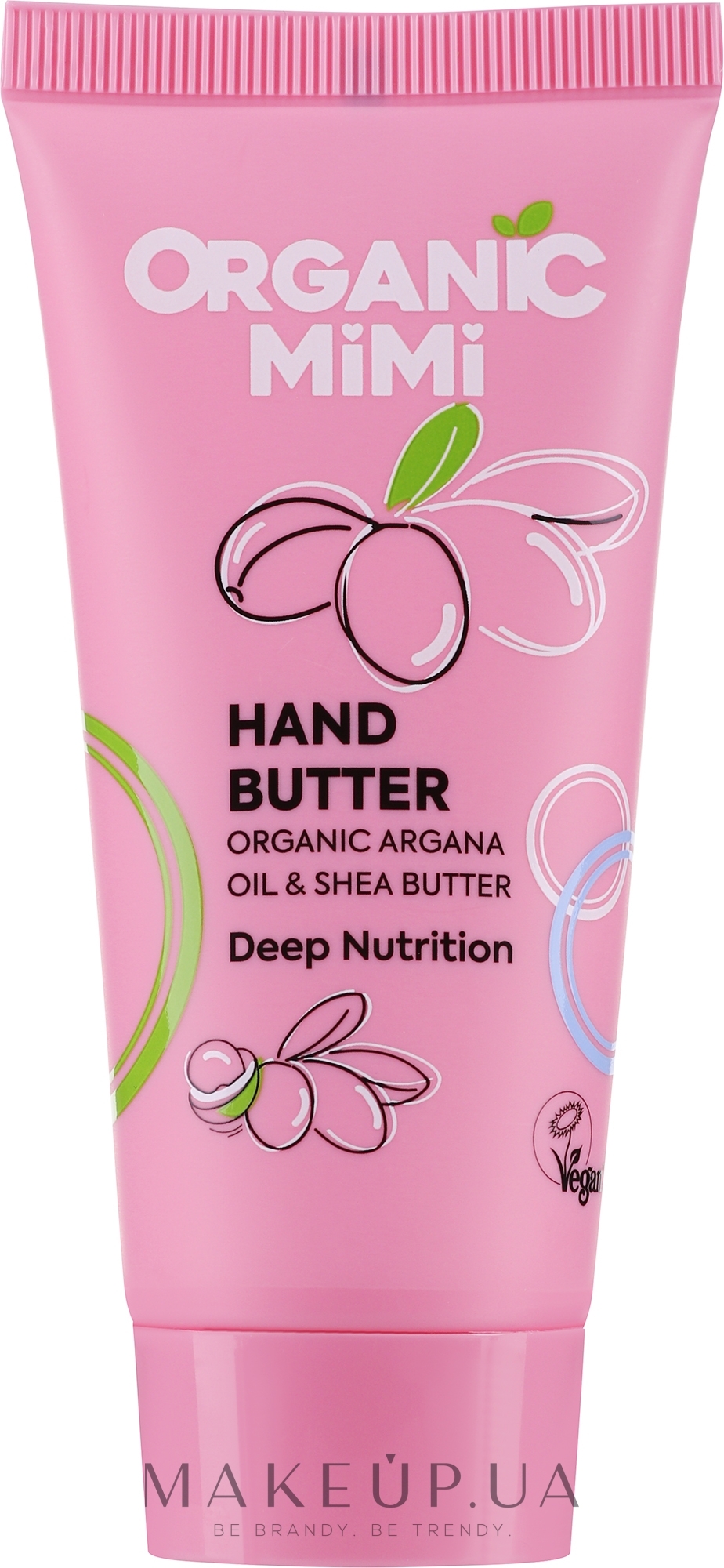 Глибоко зволожувальне масло для рук "Аргана та ши" - Organic Mimi Hand Butter Deep Nutrition Argana & Shea — фото 50ml