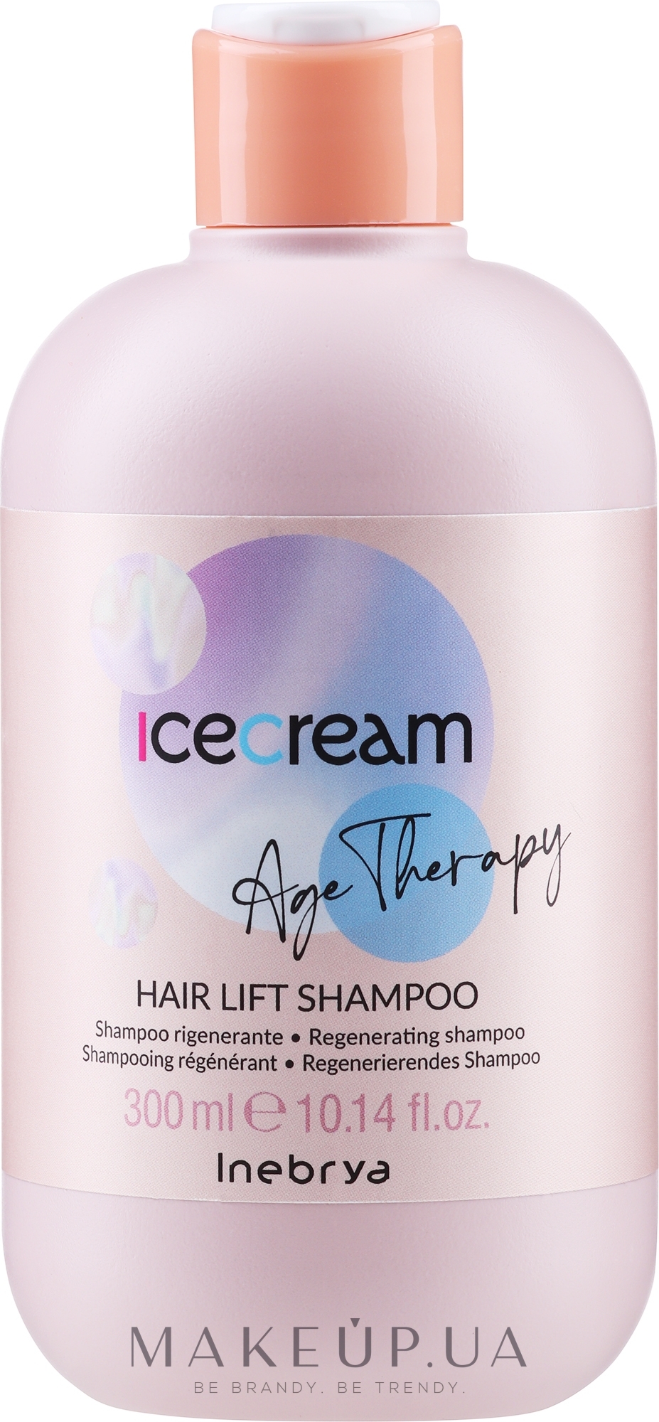 Регенерирующий шампунь для зрелых и пористых волос - Inebrya Ice Cream Age Therapy Hair Lift Shampoo — фото 300ml