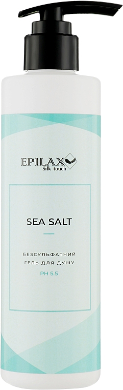 Гель для душа "Sea Salt" - Epilax Silk Touch Shower Gel — фото N1