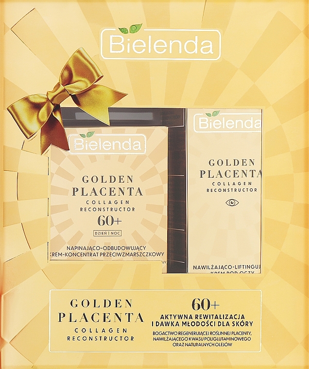 Набір - Bielenda Golden Placenta 60+ (eye/cor/15ml + cr/50ml) — фото N1