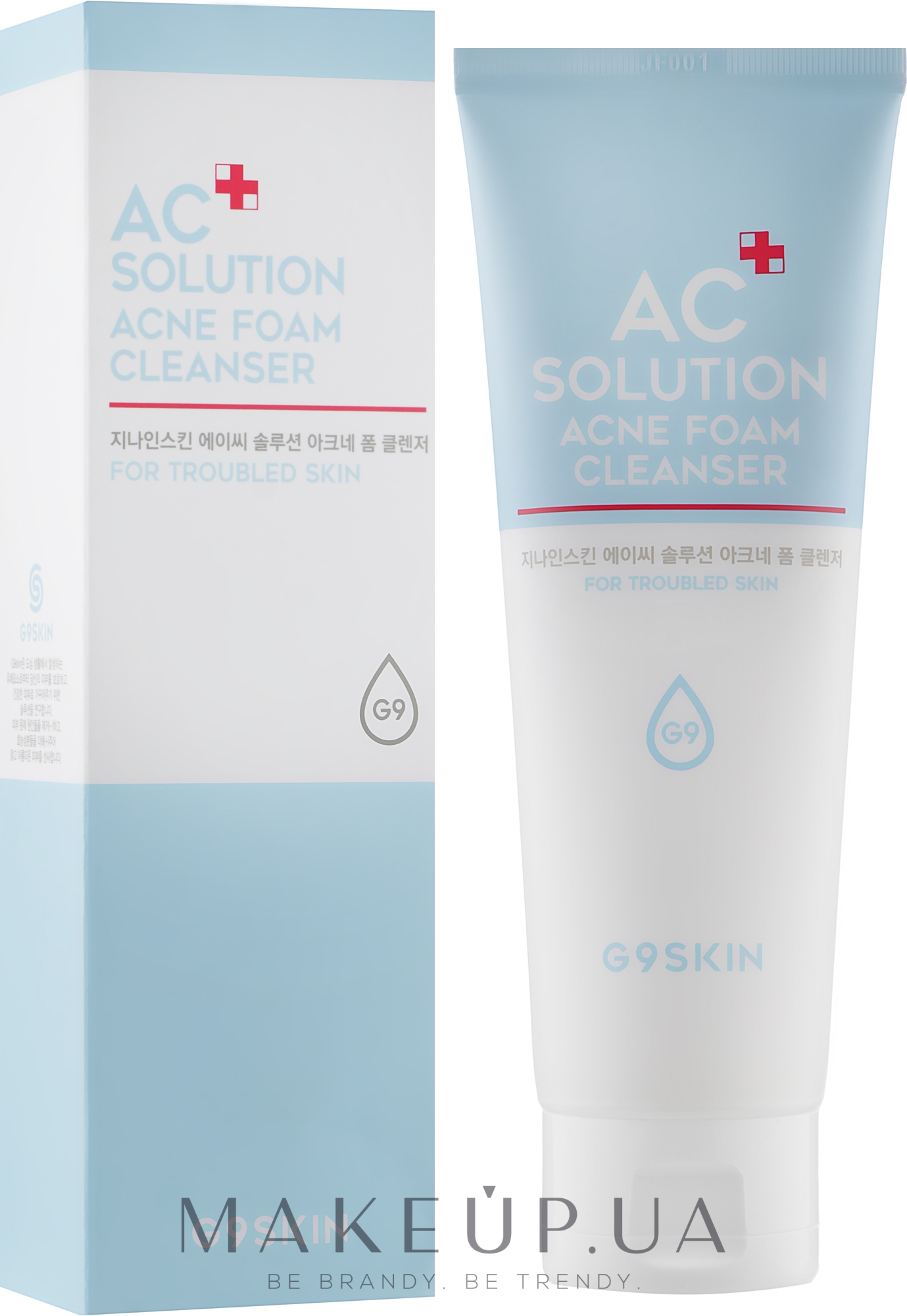Пінка для вмивання для проблемної шкіри - G9Skin AC Solution Acne Foam Cleanser — фото 120ml