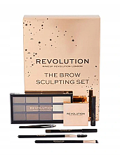 Набір для брів - Makeup Revolution The Brow Sculpting Set (soap/styler/5g + gel/brow/4.5ml + br/pen/1.15g + br/palette/2.6g + accessories) — фото N1