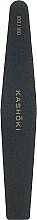 Мягкая пилочка в форме трапеции, черная, 100/180 - Kashoki — фото N1