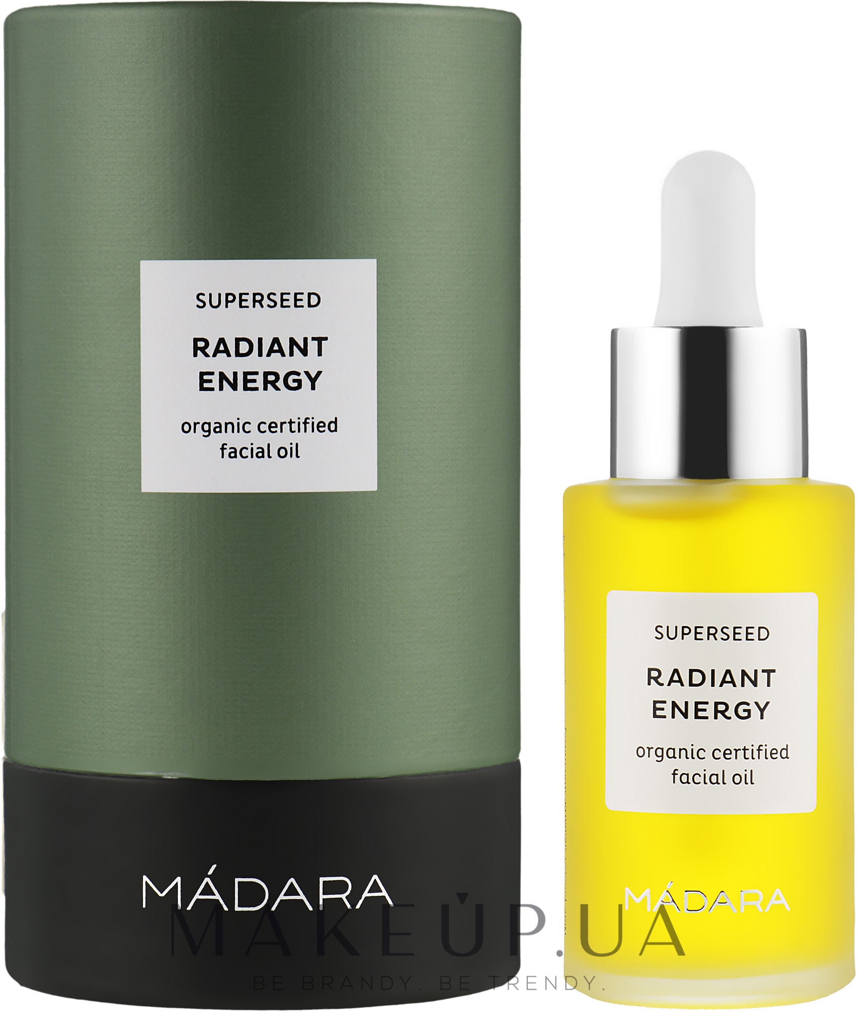 Эликсир для сияния кожи - Madara Cosmetics Superseed Radiant Energy Beauty Oil  — фото 30ml
