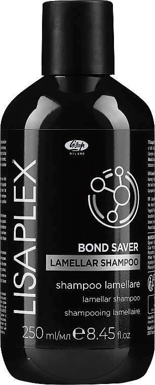 Шампунь для волос - Lisap Lisaplex Bond Saver Lamellar Shampoo  — фото N1