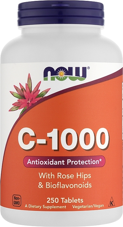 Витамин С-1000 - Now Foods Antioxidant Protection C-1000 With Rose Hips Tablets — фото N3