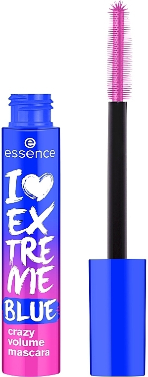 Тушь для объема ресниц - Essence I Love Extreme Blue Crazy Volume Mascara — фото N1