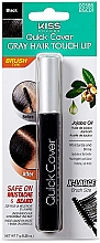 Туш для волосся - Kiss Quick Cover Gray Hair Touch Up Brush Type — фото N1