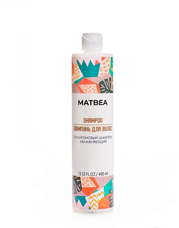 Шампунь гиалуроновый, увлажняющий для волос - Matbea Hair Shampoo