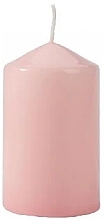Духи, Парфюмерия, косметика Свеча цилиндрическая 60x100 мм, розовая - Bispol