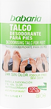 Дезодорант-тальк для ног - Babaria Deodorising Tal For Feet — фото N1