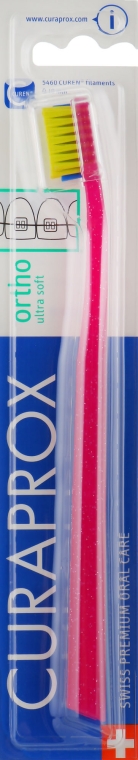 Зубна щітка, малинова - Curaprox CS 5460 Ultra Soft Ortho — фото N1