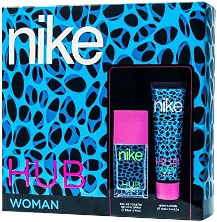 Nike Hub Woman - Набор (edt/50 ml + b/lot/100 ml) — фото N1