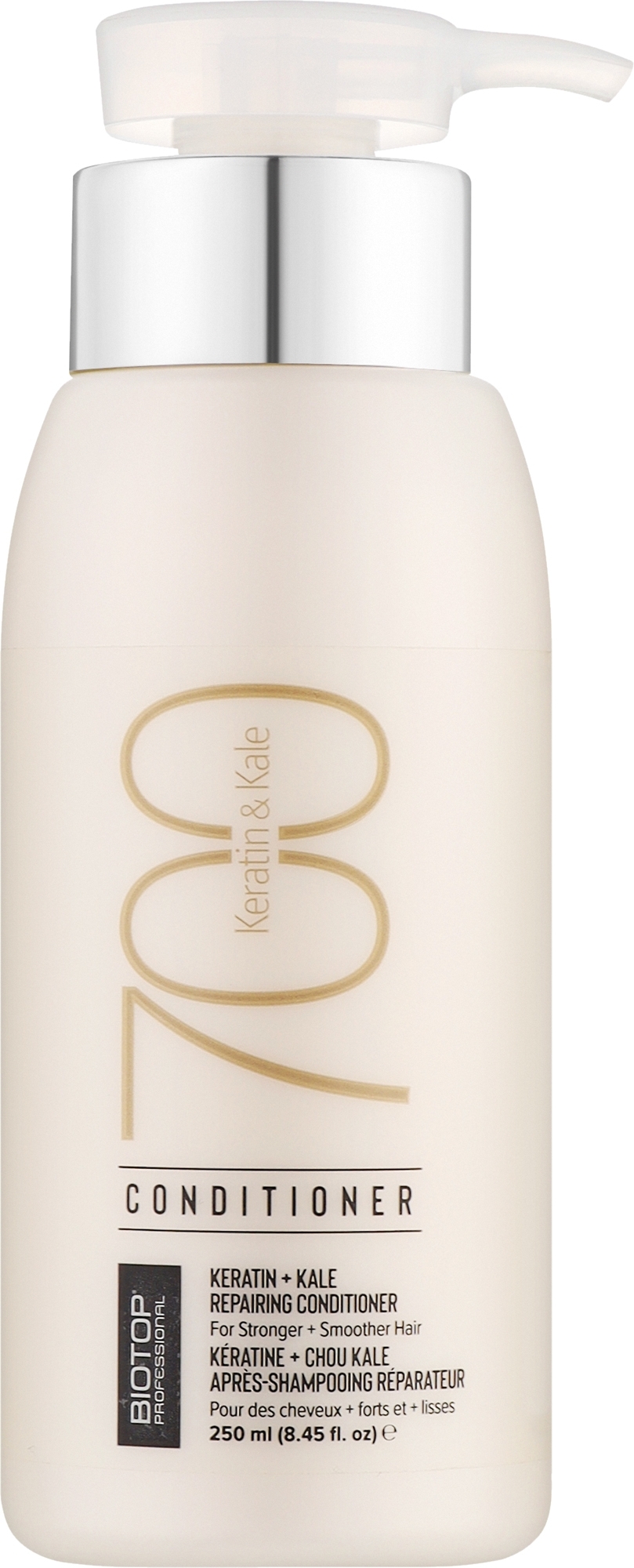 Кондиционер для волос кератином - Biotop 700 Keratin + Kale Conditioner — фото 250ml