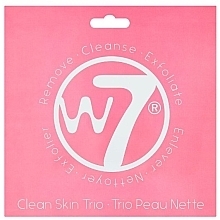 Духи, Парфюмерия, косметика Набор подушечек для очищения кожи - W7 Clean Skin Trio Pads